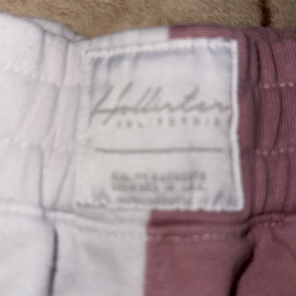 🖤HOLLISTER ULTRA HIGH RISE PINK COLORBLOCK LOUNGE SHORTS SIZE S🖤 - Picture 2 of 7